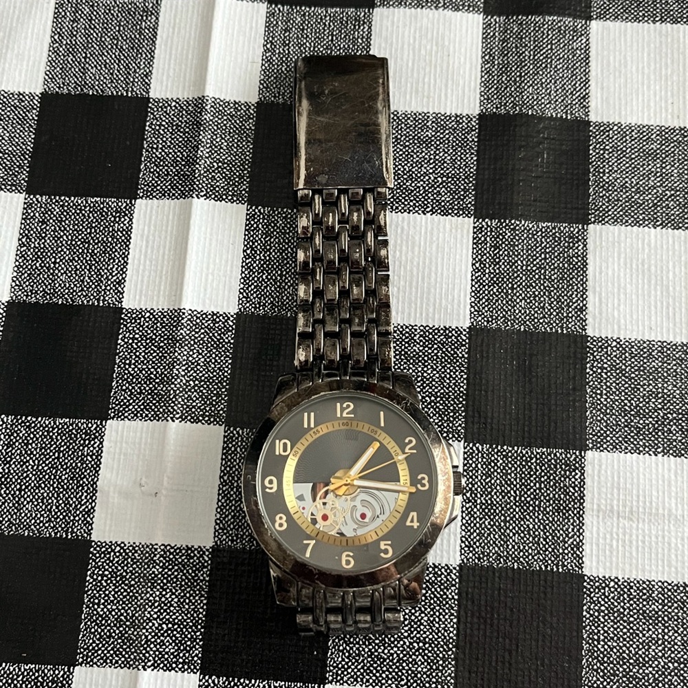 Men’s  FMD Skeleton Dial Watch